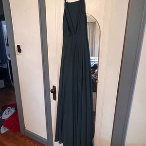 Mythical Kind of Love Dark Green Maxi Dress